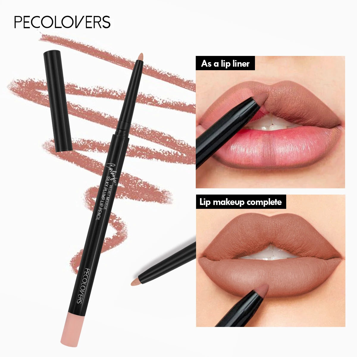 12 Color Lip Liner Tattoo Lipgloss Waterproof Long Lasting Matte Lip Ink Lip Tint Sexy Red Brown Contour Lipliner Makeup