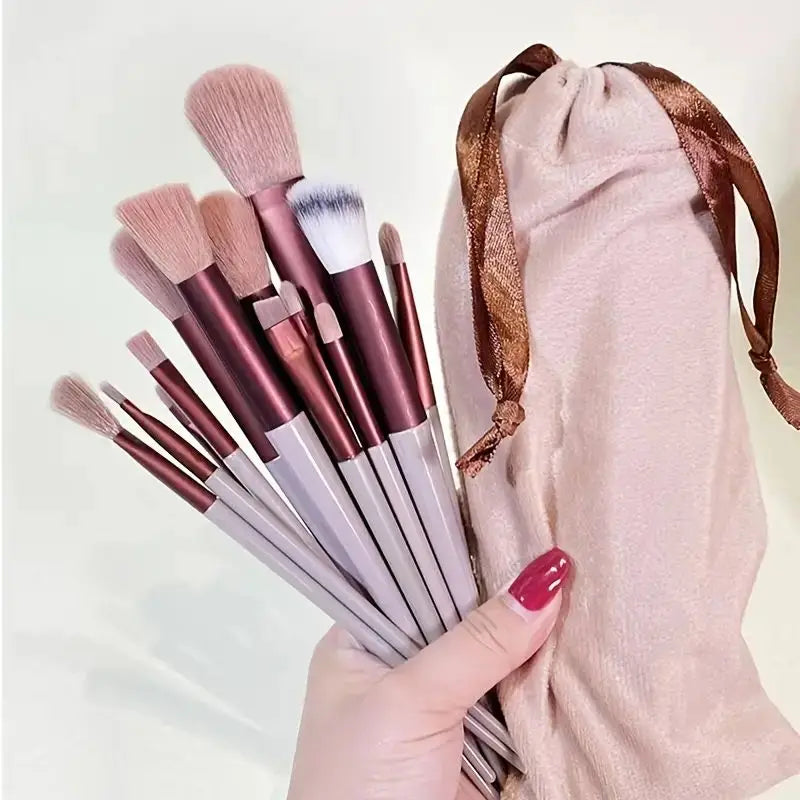 13 PCS Cosmetic Brushes Set Eye Shadow Foundation BB Cream Concealer Women Cosmetic Brush Eyeshadow Blush Powder Blending Beauty