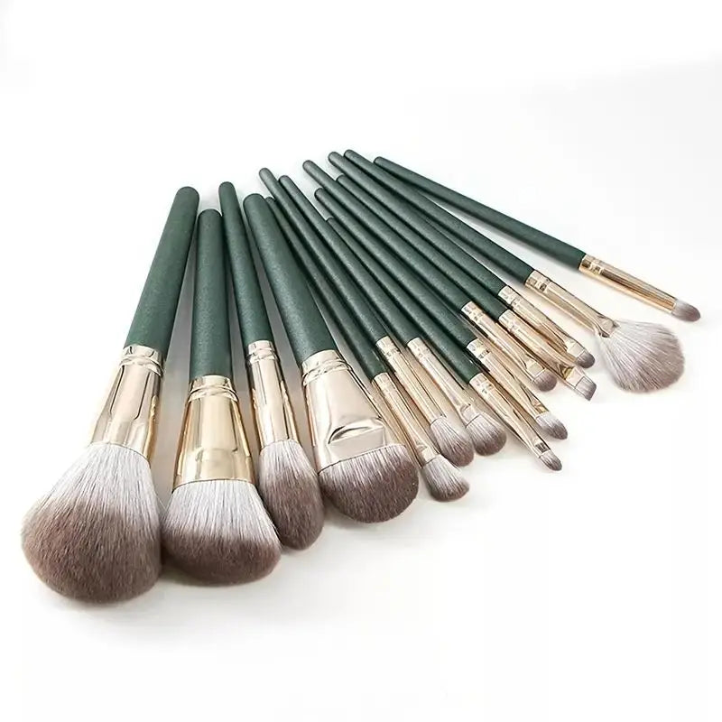 14Pcs Makeup Brushes Set Large Fluffy Soft Eye Shadow Foundation Brush Women Cosmetic Powder Blush Blending Beauty Make Up Tools