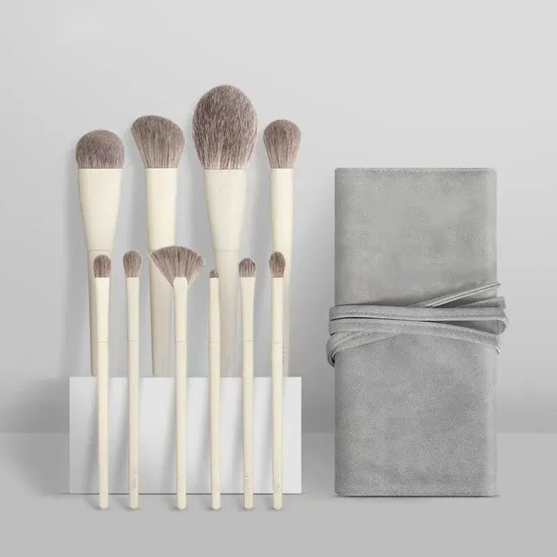 10PCS Makeup Brush, Easy To SetFoundation Blush Eyeshadow Brush Eyebrow Brush Contour Lip Face Makeup Brush Beauty Tools