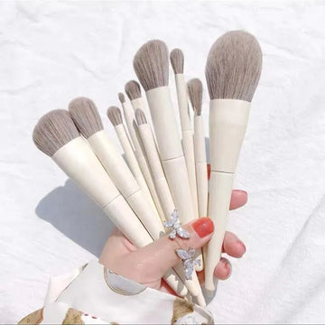 10PCS Makeup Brush, Easy To SetFoundation Blush Eyeshadow Brush Eyebrow Brush Contour Lip Face Makeup Brush Beauty Tools